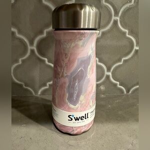 BNW S'well Stainless Steel Traveler, 16oz, Geode Rose